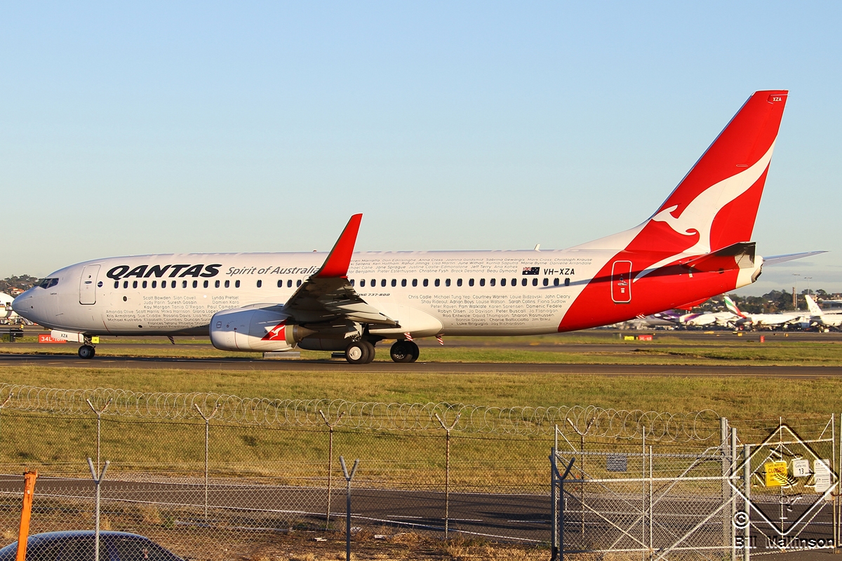 VH-XZA (39367) 2012 Boeing 737-838(WL)