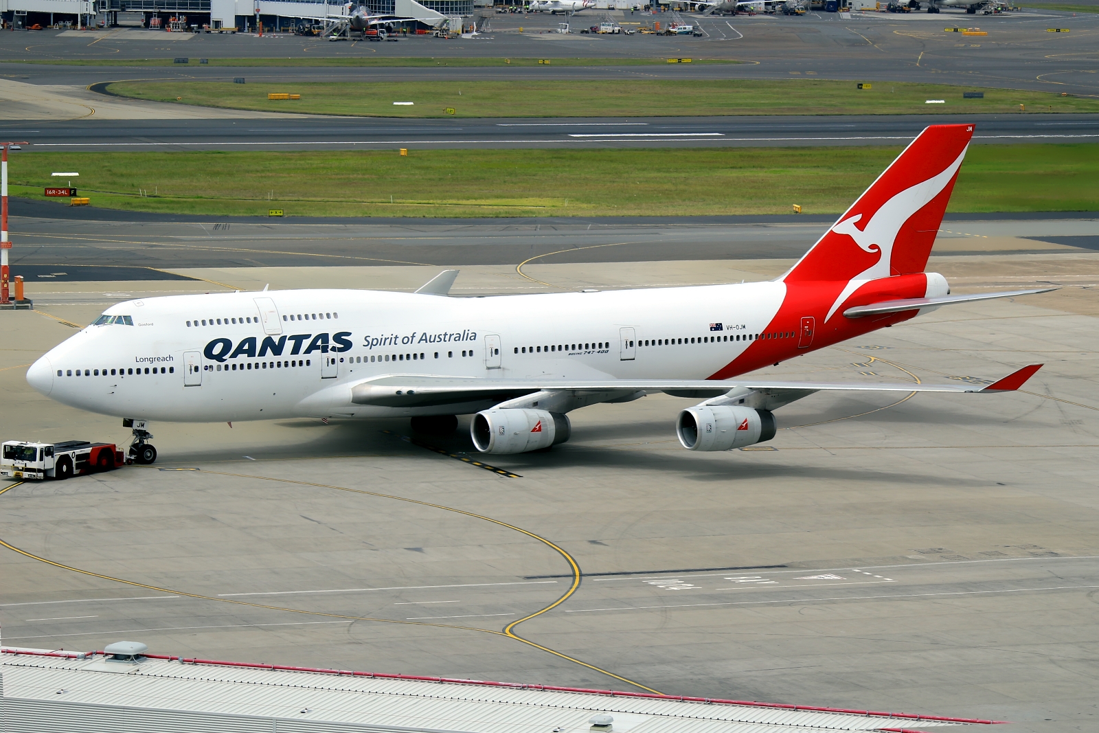 VH-OJM (25245) 1991 Boeing 747-438