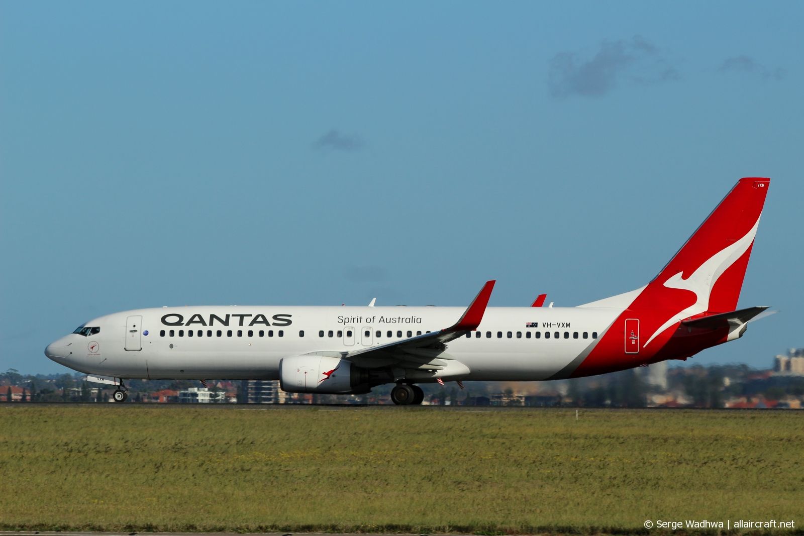 VH-VXM · Boeing 737-838(WL) · (SYD / YSSY)