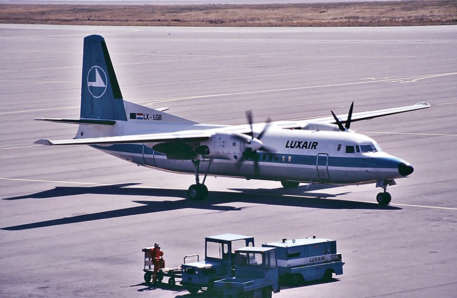 LX-LGB (20221) 1991 Fokker 50