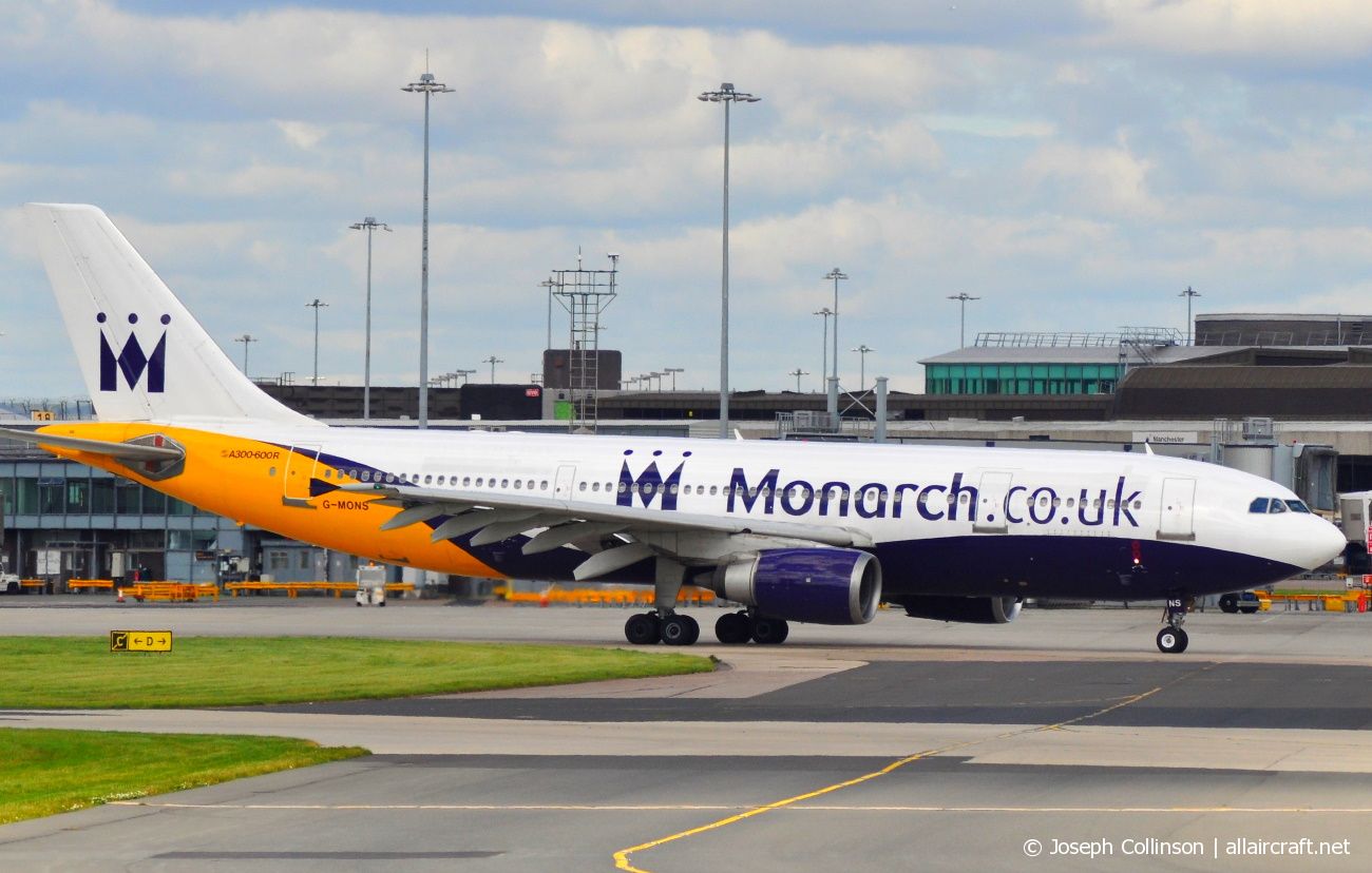 G-MONS (556) 1990 Airbus A300B4-605R