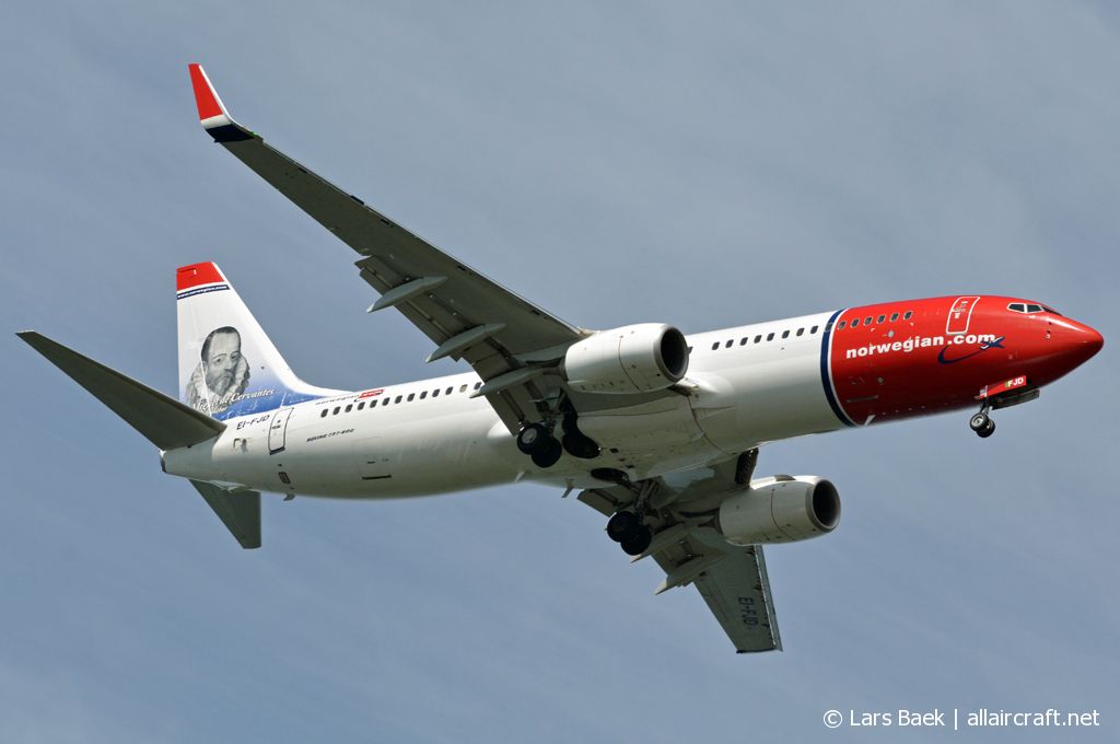 EI-FJD (41143) 2016 Boeing 737-8JP WL