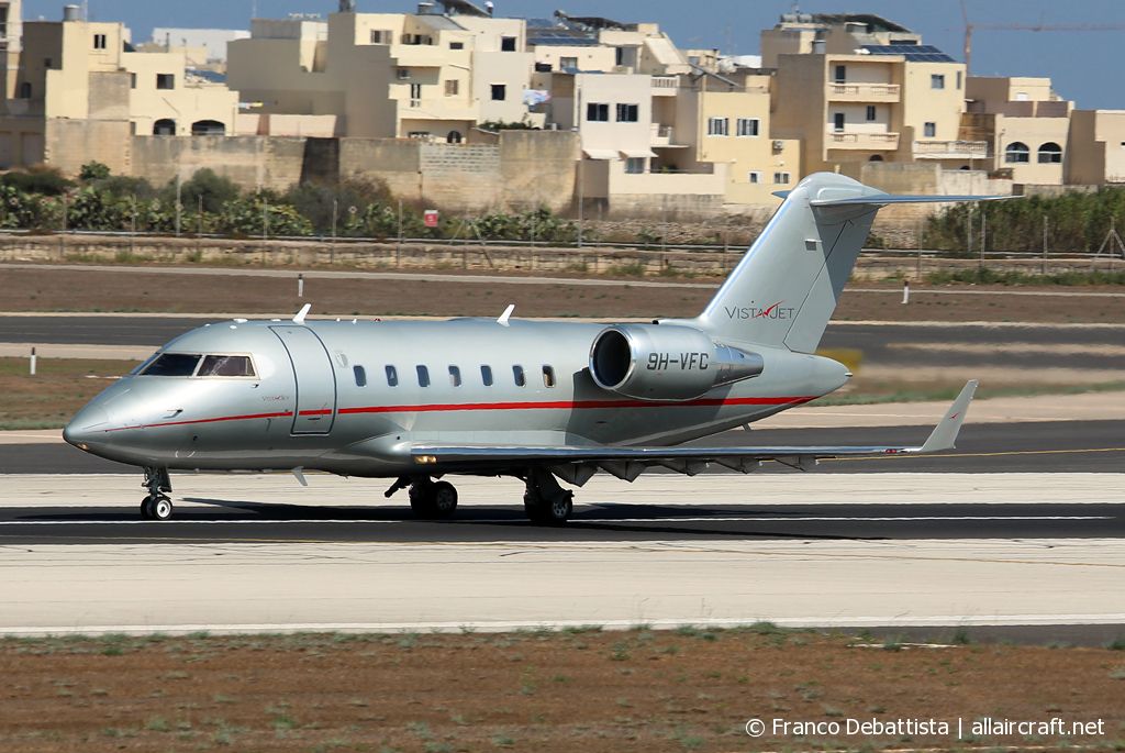 9H-VFC · Bombardier CL-600-2B16 Challenger 605 · (MLA / LMML)