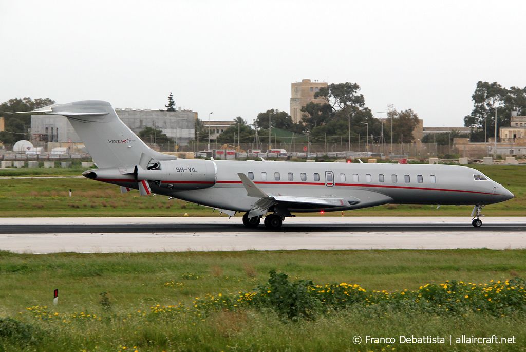 9H-VIL (70109) 2021 Bombardier BD-700-2A12 Global 7500