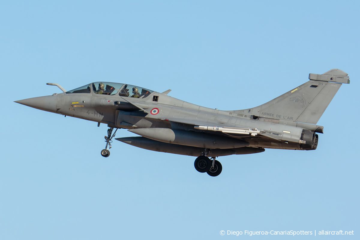 319 ( 314 ) 2007 Dassault Rafale B