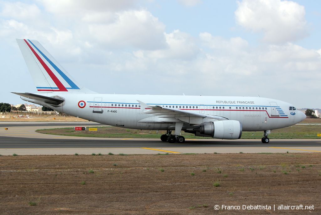 F-RADC · Airbus A310-304 · (MLA / LMML)
