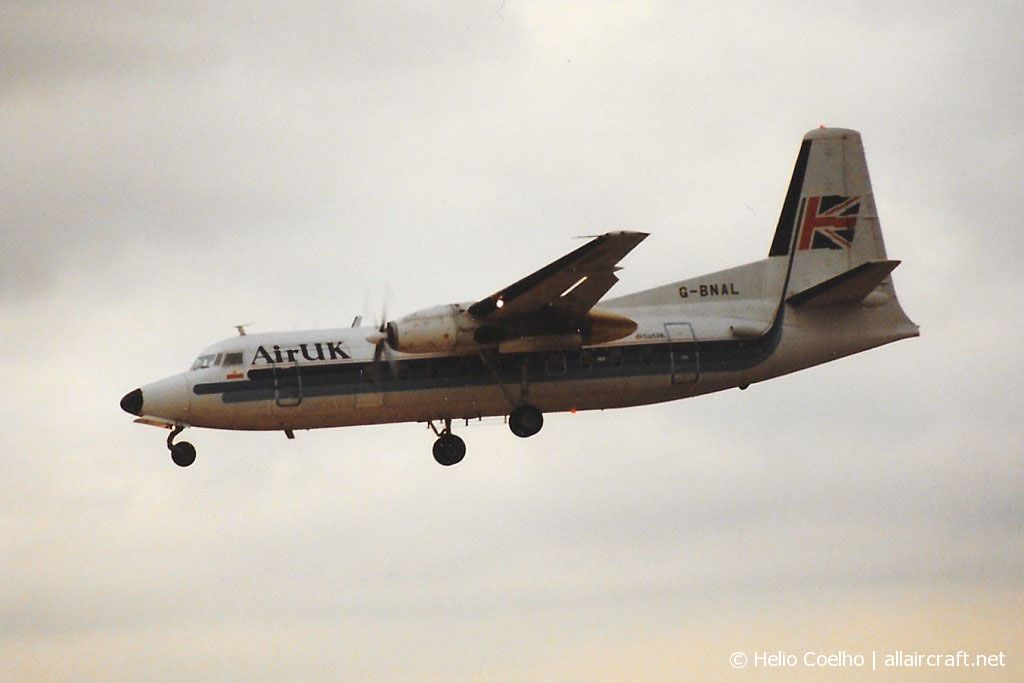 G-BNAL · Fokker F-27-600 Friendship · (LHR / EGLL)