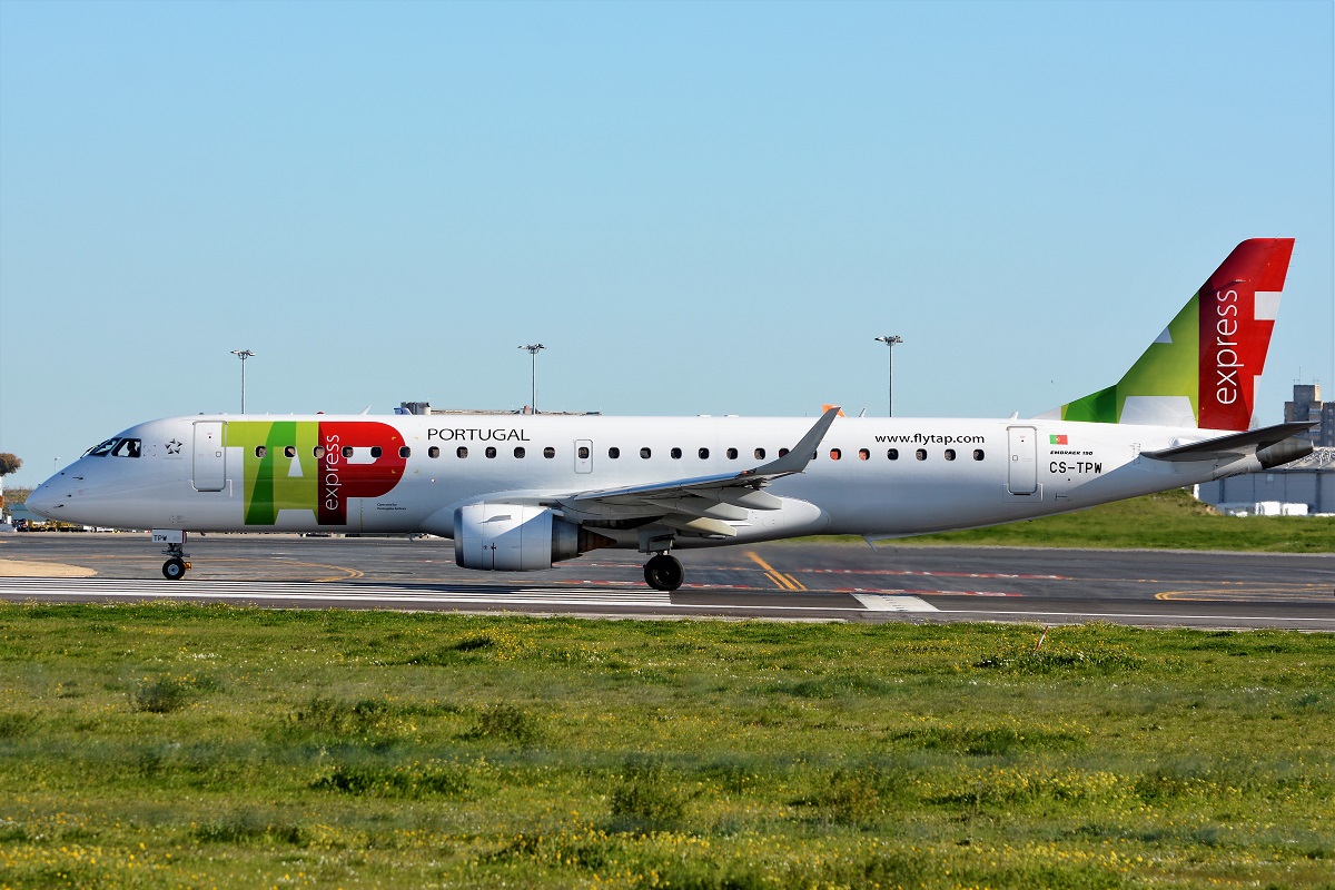 CS-TPW · Embraer 190-100LR · (LIS / LPPT)