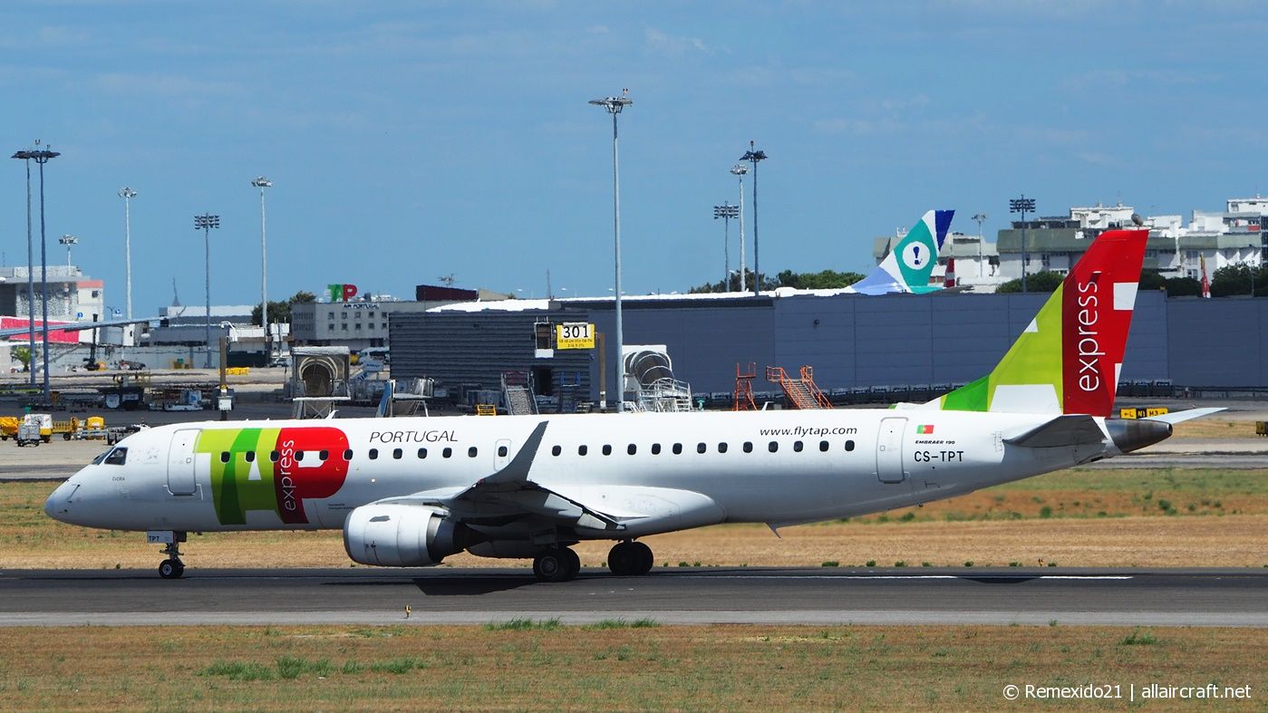 CS-TPT (19000495) Embraer 190-100LR