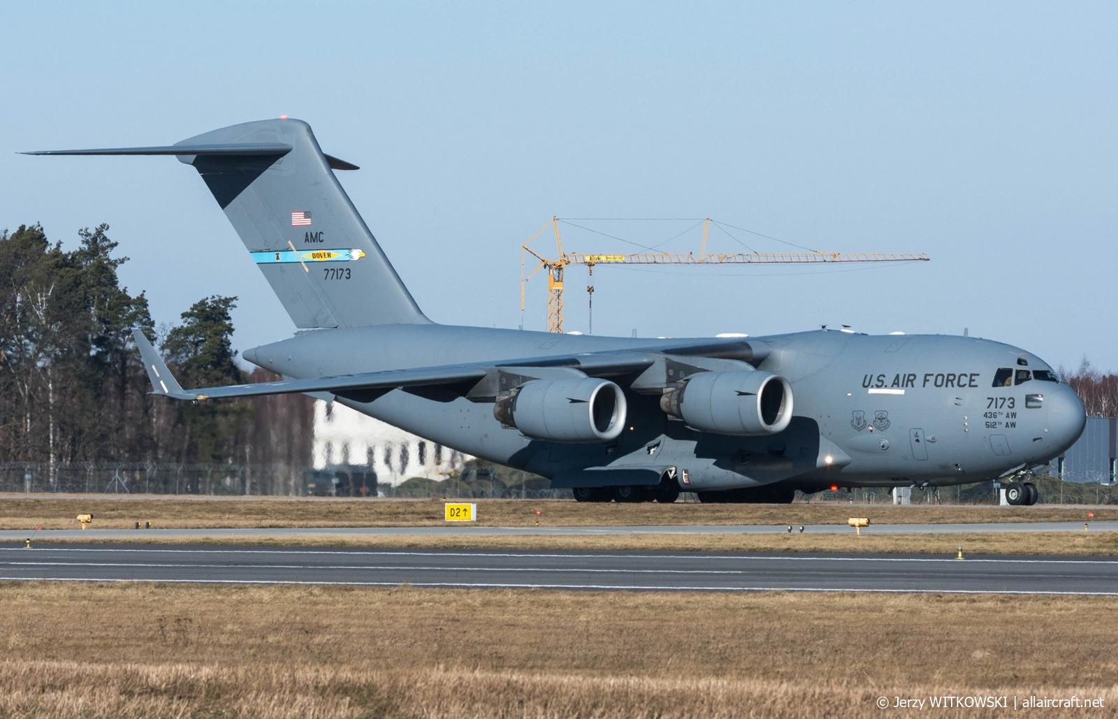 07-7173 (50190) 2007 Boeing C-17A Globemaster III