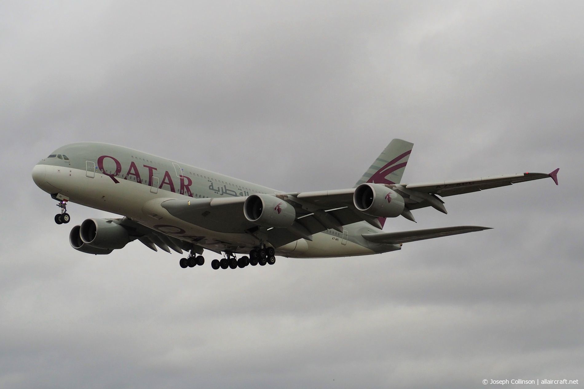 A7-APC (145) 2014 Airbus A380-861