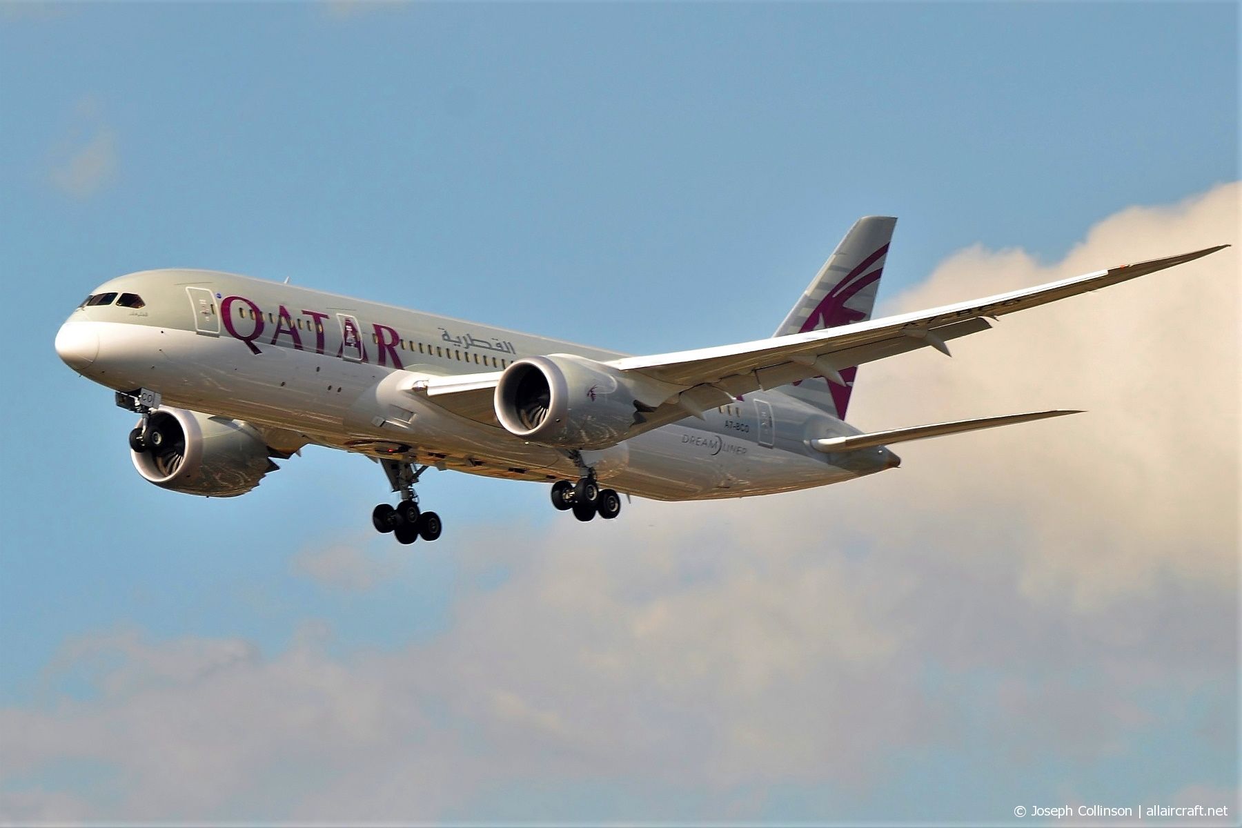 A7-BCO (38333) 2014 Boeing 787-8 Dreamliner