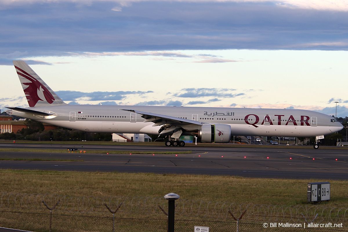 A7-BEN (64064) 2017 Boeing 777-3DZ(ER)