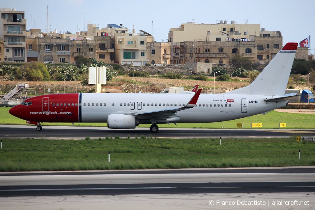 LN-NII (43877) 2014 Boeing 737-8JP WL