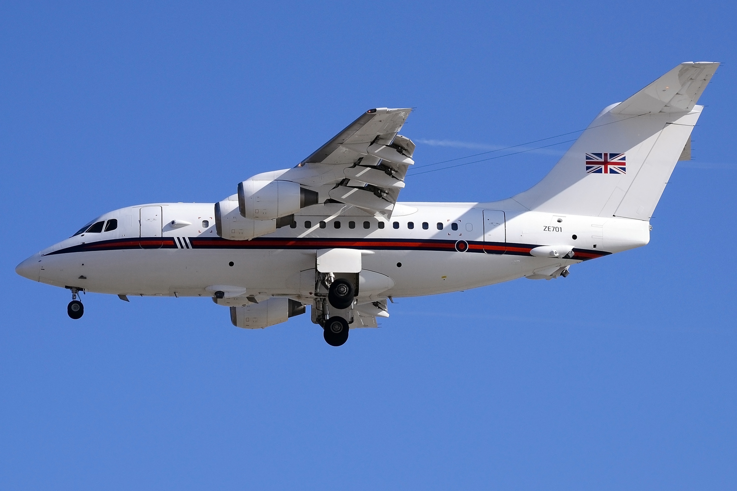 ZE701 (E1029) 1985 British Aerospace BAe-146 CC2