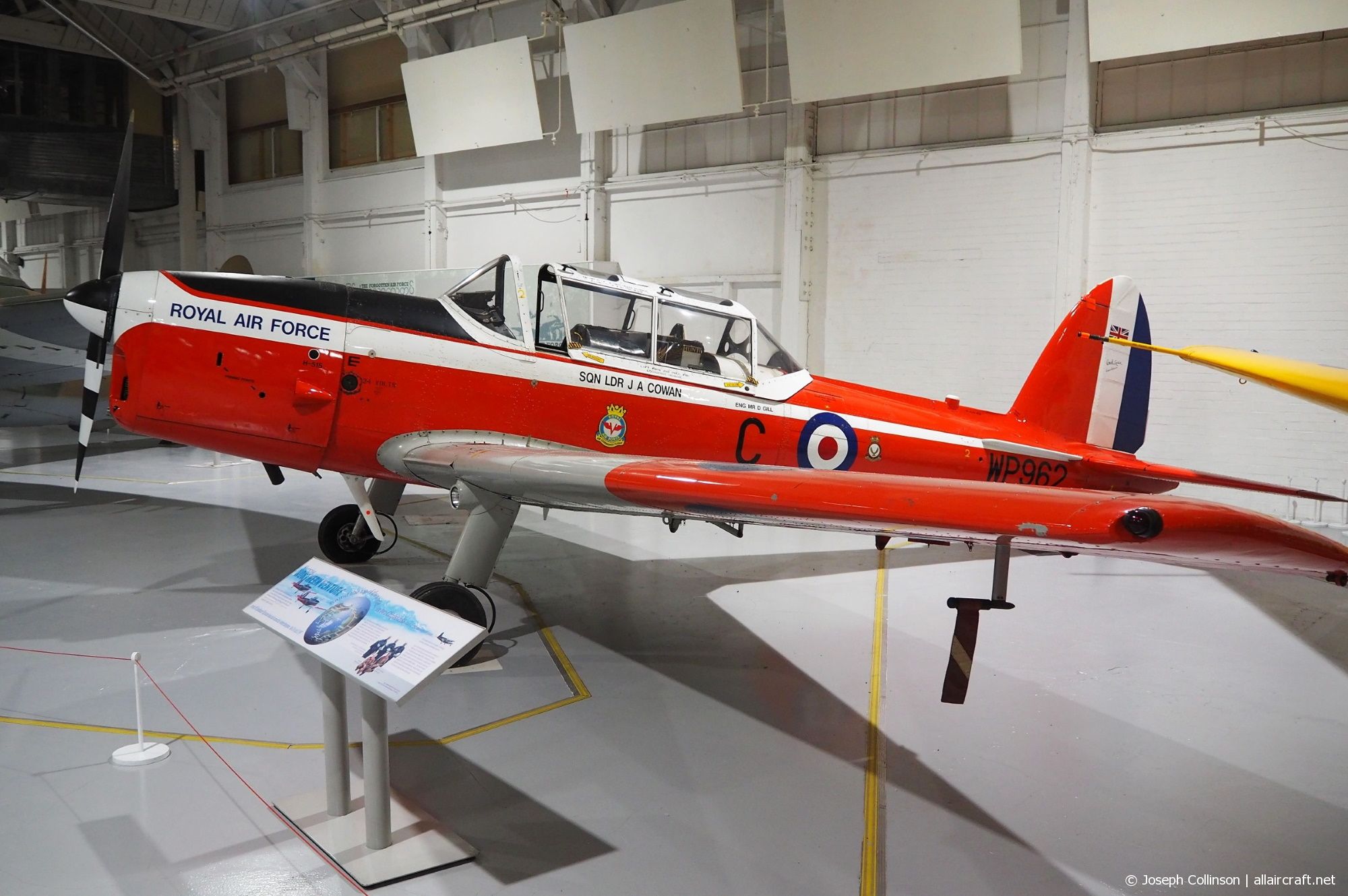 WP962 (C1/0809) DeHavilland  DHC-1 Chipmunk T.10