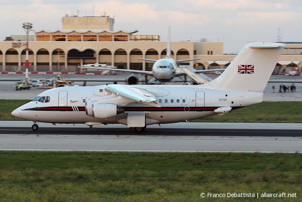 ZE700 (E1021) 1984 British Aerospace BAe-146 CC2