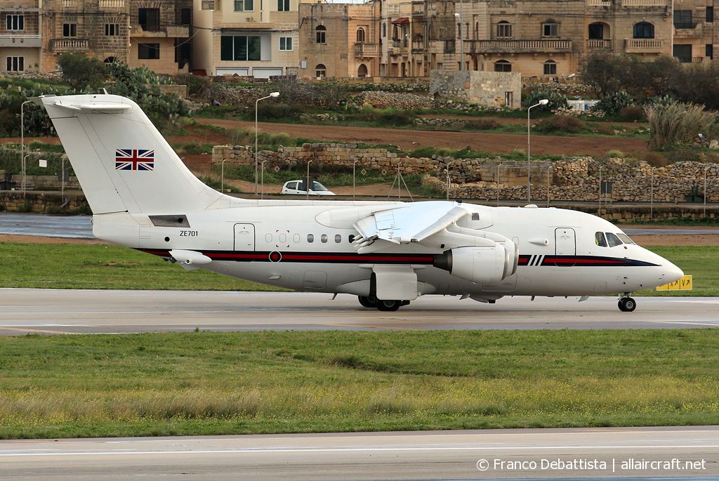 ZE701 (E1029) 1985 British Aerospace BAe-146 CC2