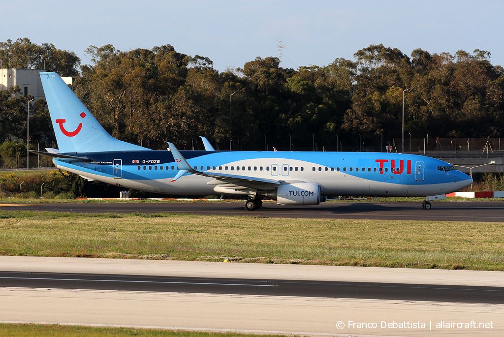 G-FDZW · Boeing 737-8K5(WL) · (MLA / LMML)