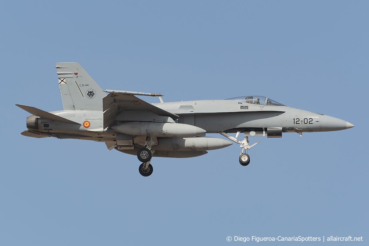 C.15-44 / 12-02 McDonnell Douglas EF-18A+ Hornet