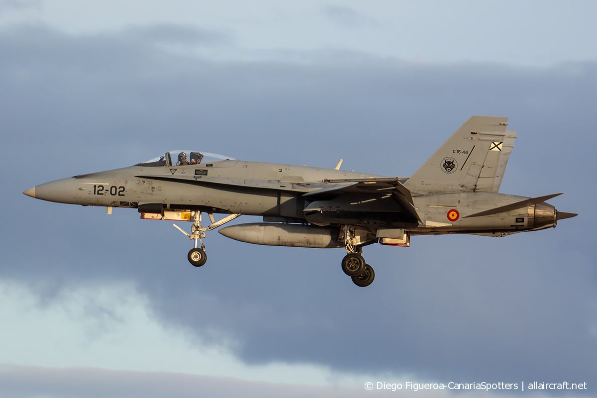 C.15-44 / 12-02 McDonnell Douglas EF-18A+ Hornet