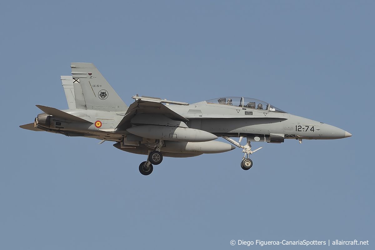 CE.15-11 / 12-74 McDonnell Douglas EF-18B Hornet