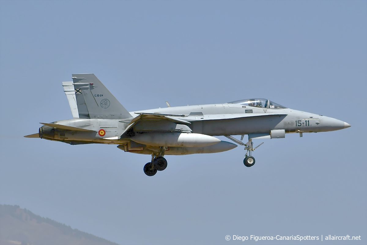 C.15-24 / 15-11 McDonnell Douglas EF-18A+ Hornet