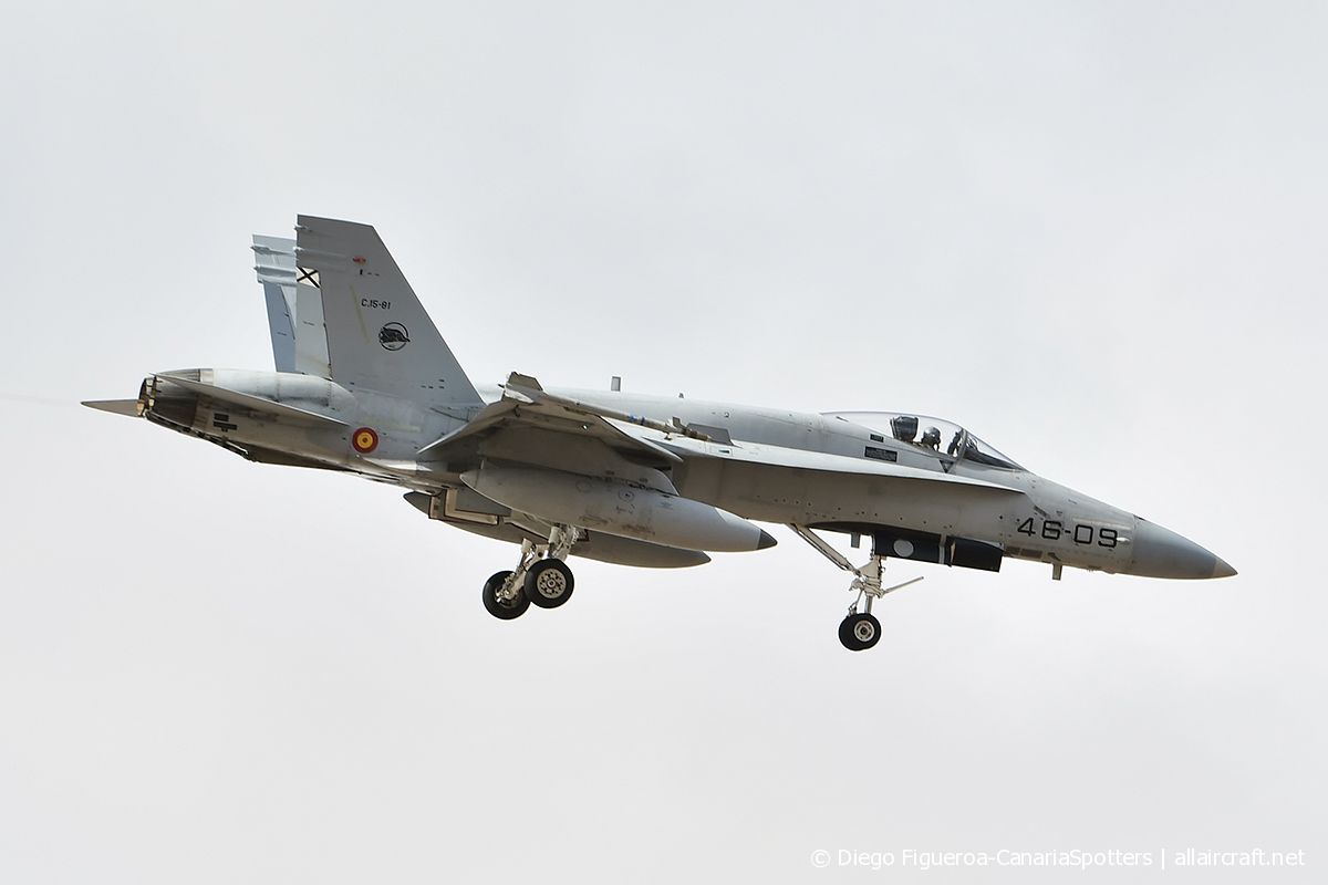 C.15-81 / 46-09 McDonnell Douglas EF-18A Hornet