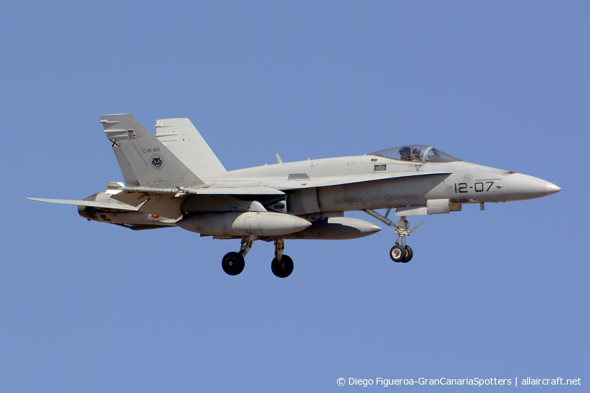 C.15-49 / 12-07 McDonnell Douglas EF-18A+ Hornet