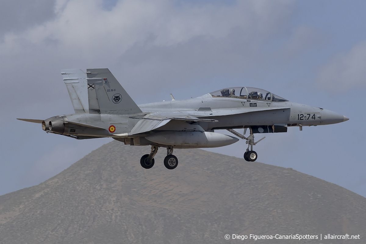 CE.15-11 / 12-74 McDonnell Douglas EF-18B Hornet