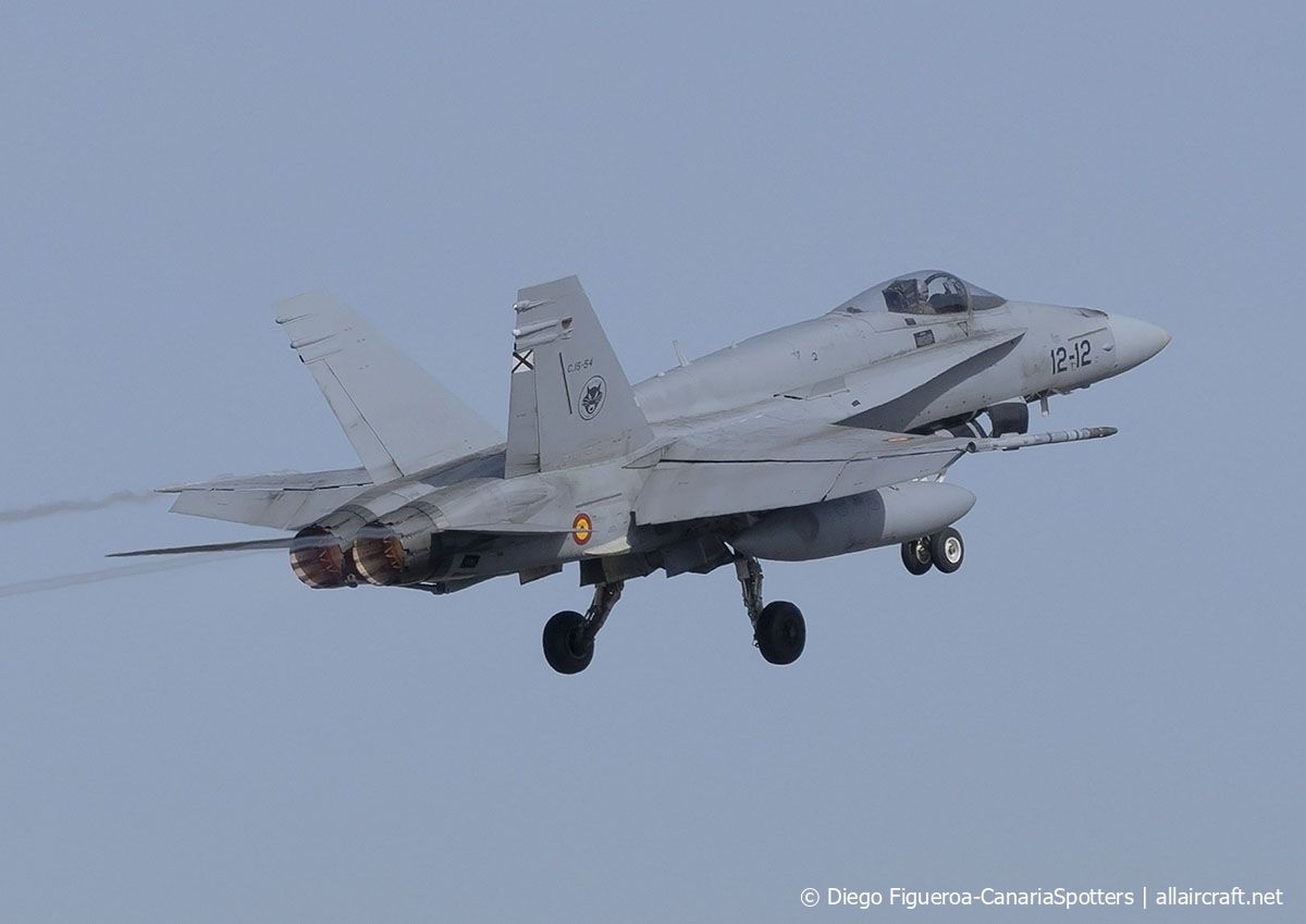 CE.15-54 / 12-12 McDonnell Douglas EF-18A Hornet