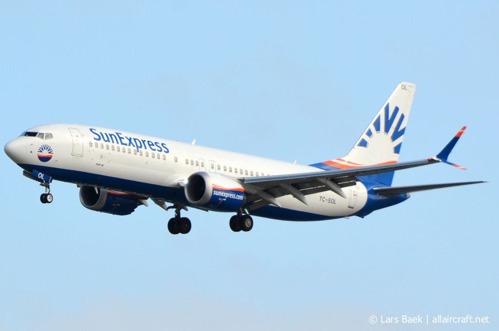 TC-SOL · Boeing 737-8 MAX · (CPH / EKCH)