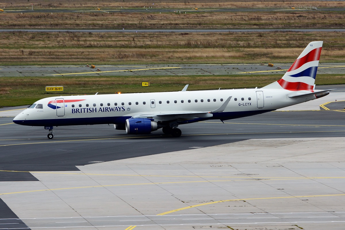 G-LCYX (cn 19000178) Embraer 190-100SR
