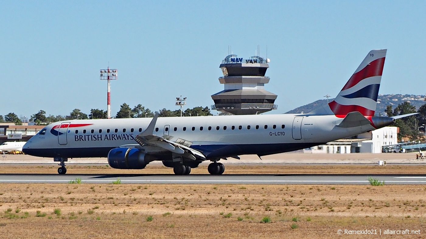 G-LCYO (cn 19000430) Embraer 190-100SR