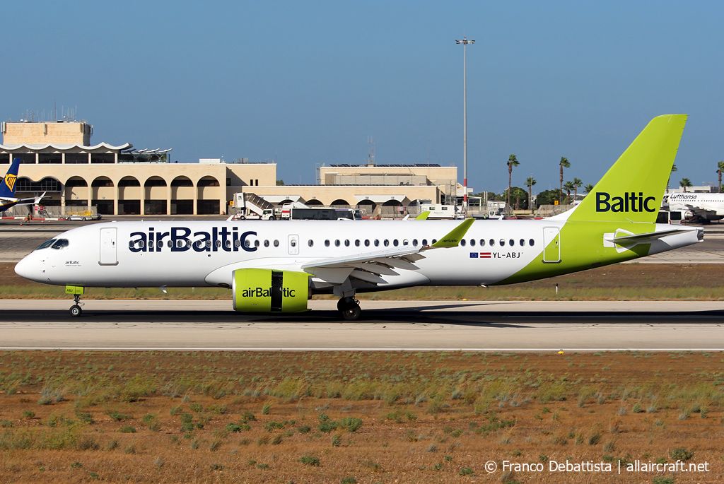 YL-ABJ (55165) 2022 Airbus A220-300