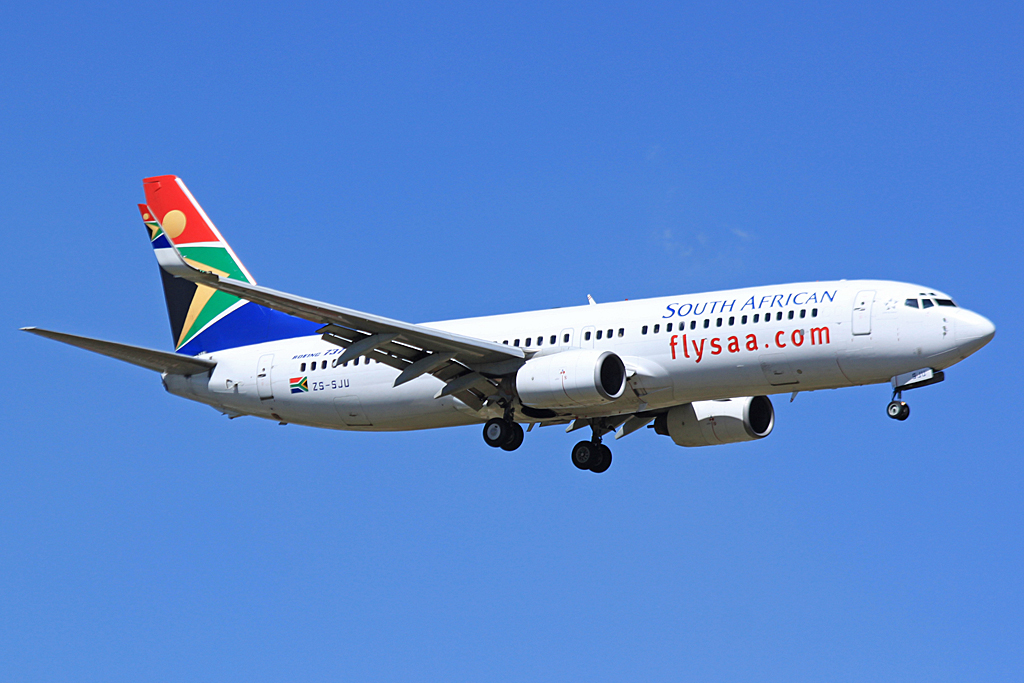 ZS-SJU · Boeing 737-844(WL) · (JNB / FAJS)