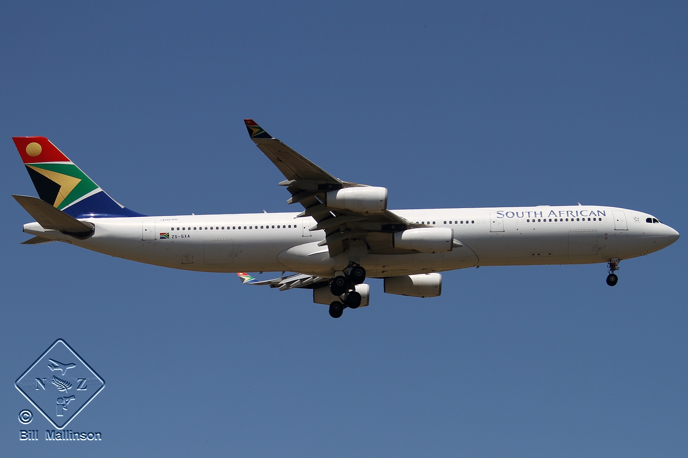 ZS-SXA, (cn 544), Airbus A340-313X