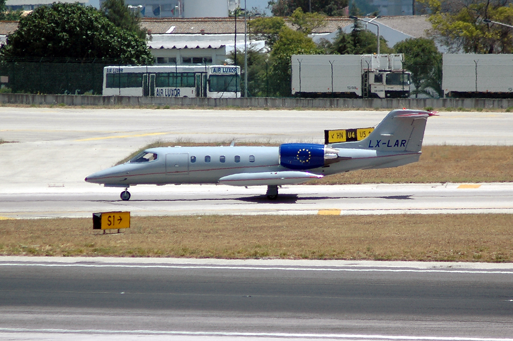 LX-LAR (cn 34A-653) Learjet 35A
