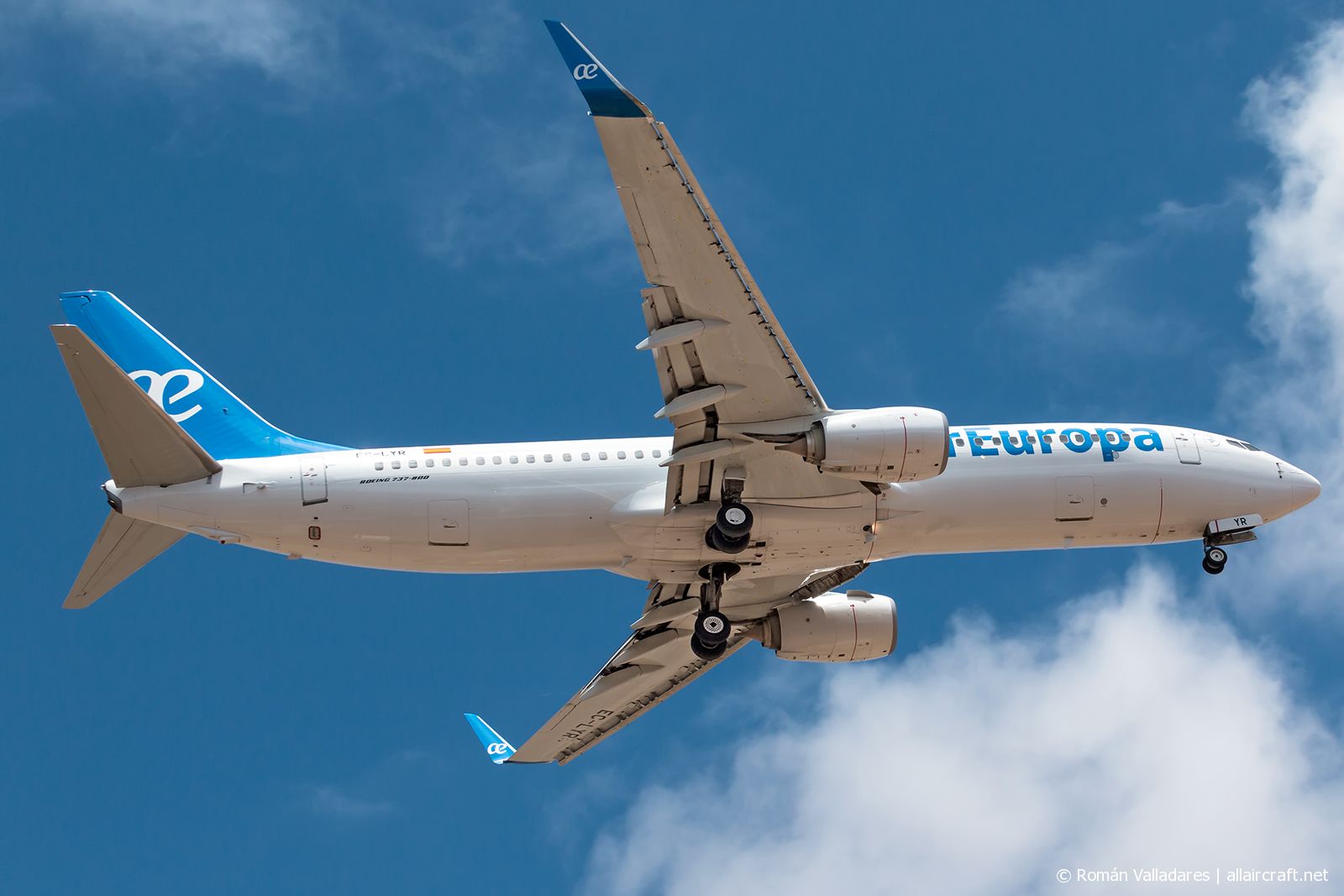 EC-LYR (36595) 2013 Boeing 737-85P(WL)