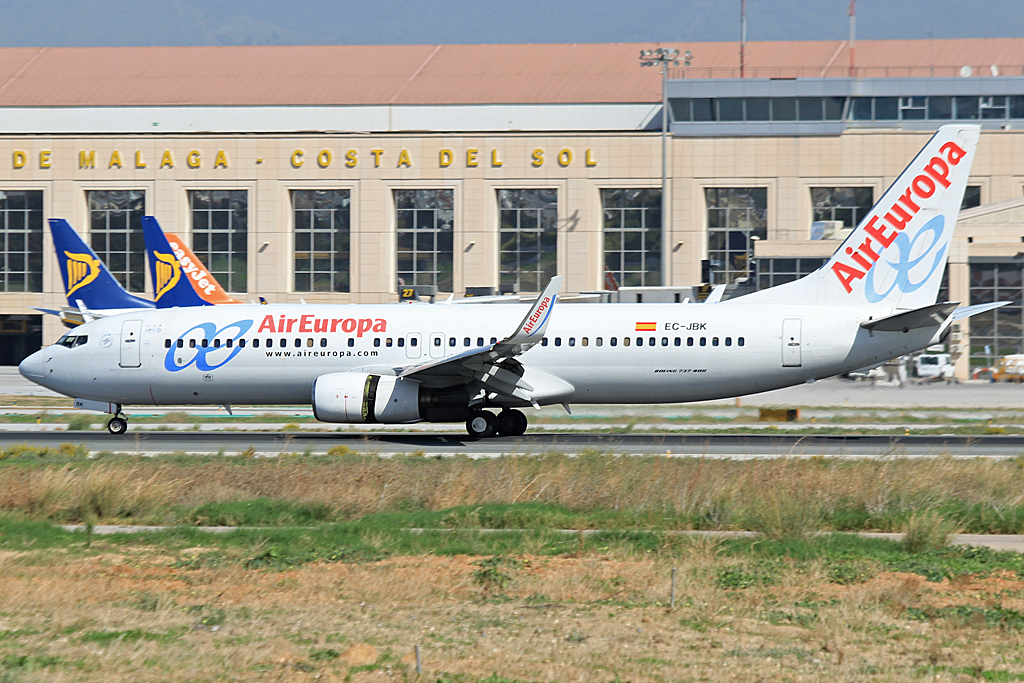 EC-JBK · Boeing 737-85P(WL) · (AGP / LEMG)