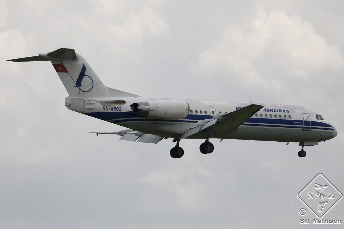 VN-A502, (cn 11580), Fokker 70 (F-28-0070)