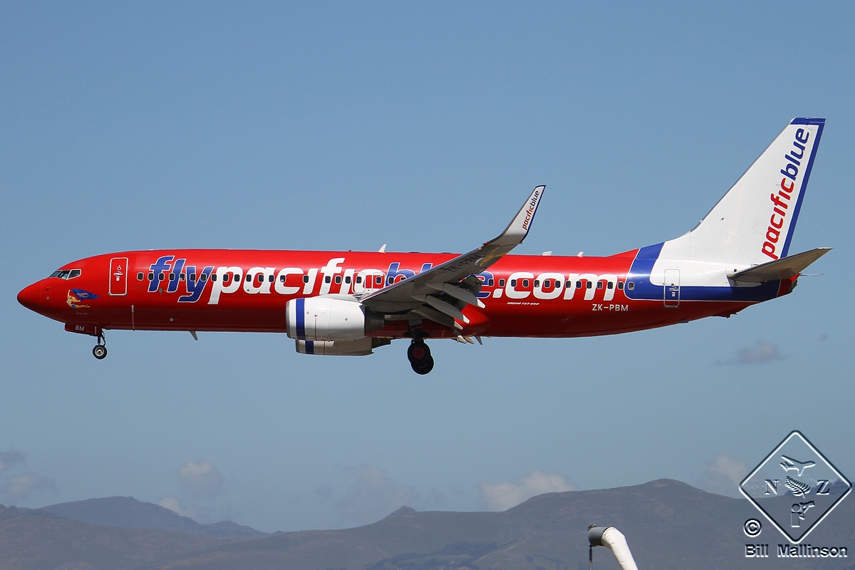 ZK-PBM (36601) 2008 Boeing 737-8FE WL