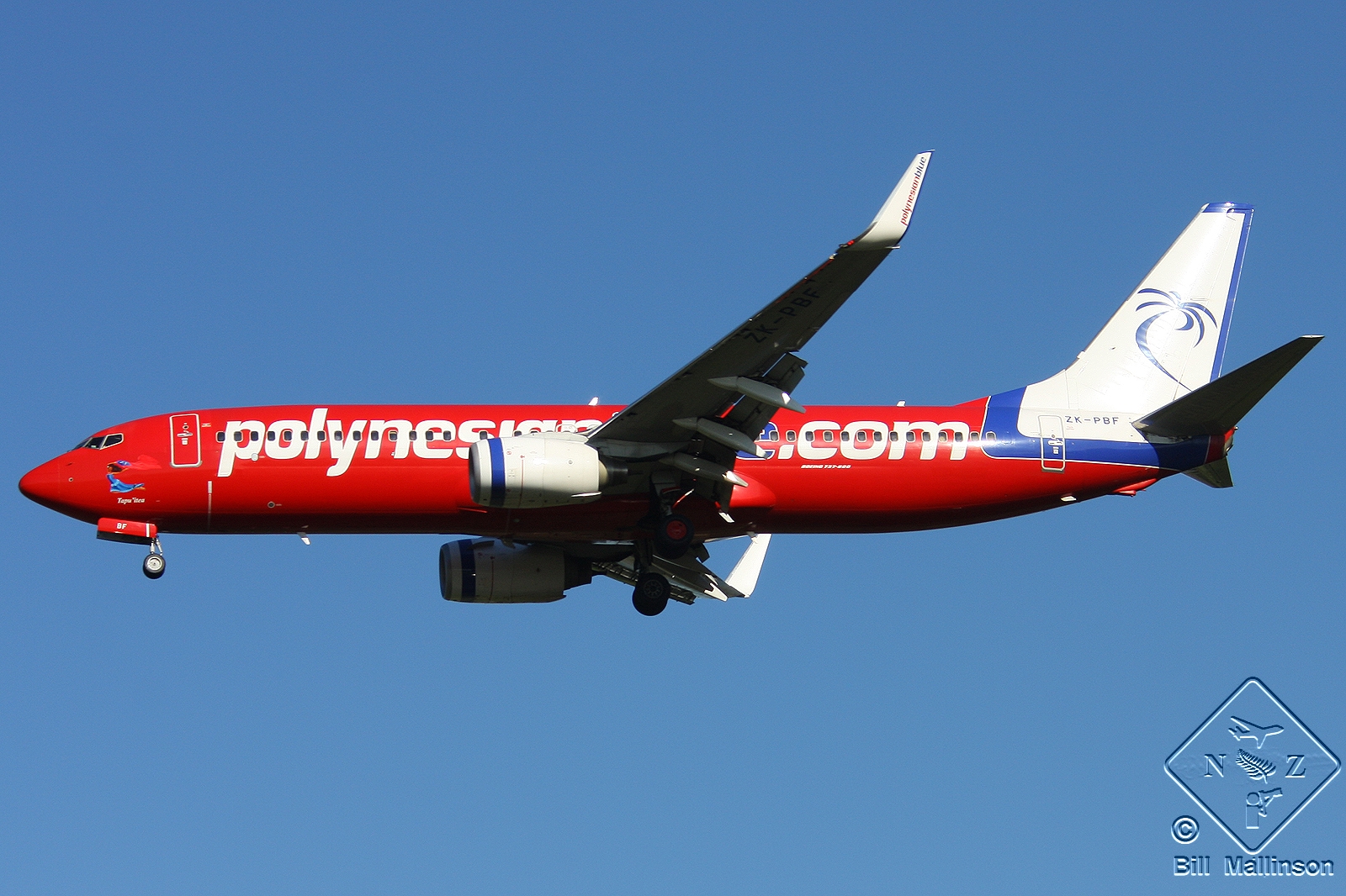 ZK-PBF (33799) 2004 Boeing 737-8FE WL
