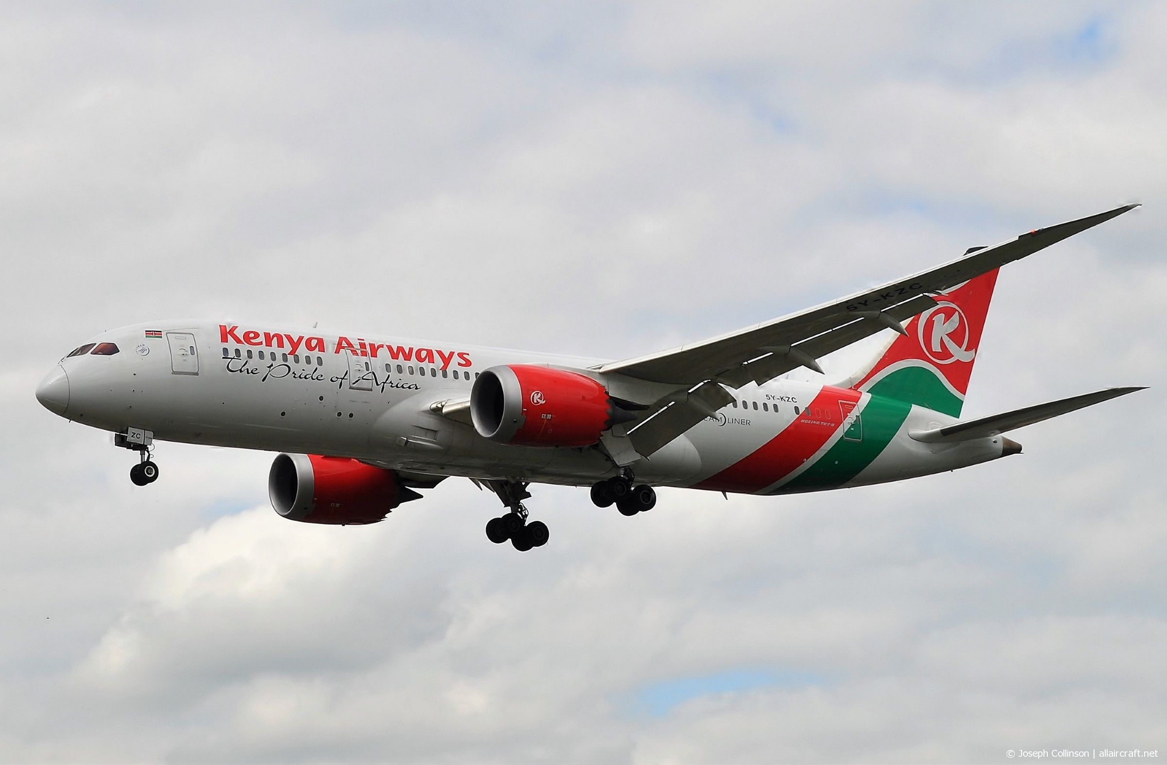 5Y-KZC (36040) 2014 Boeing 787-8 Dreamliner