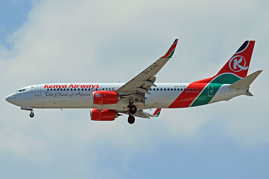5Y-CYA (40549) 2014 Boeing 737-8HX(WL)