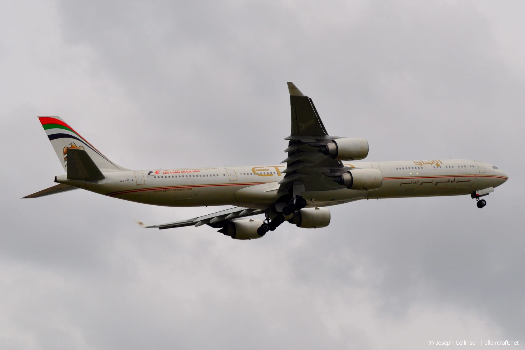 A6-EHK (1030) 2009 Airbus A340-642