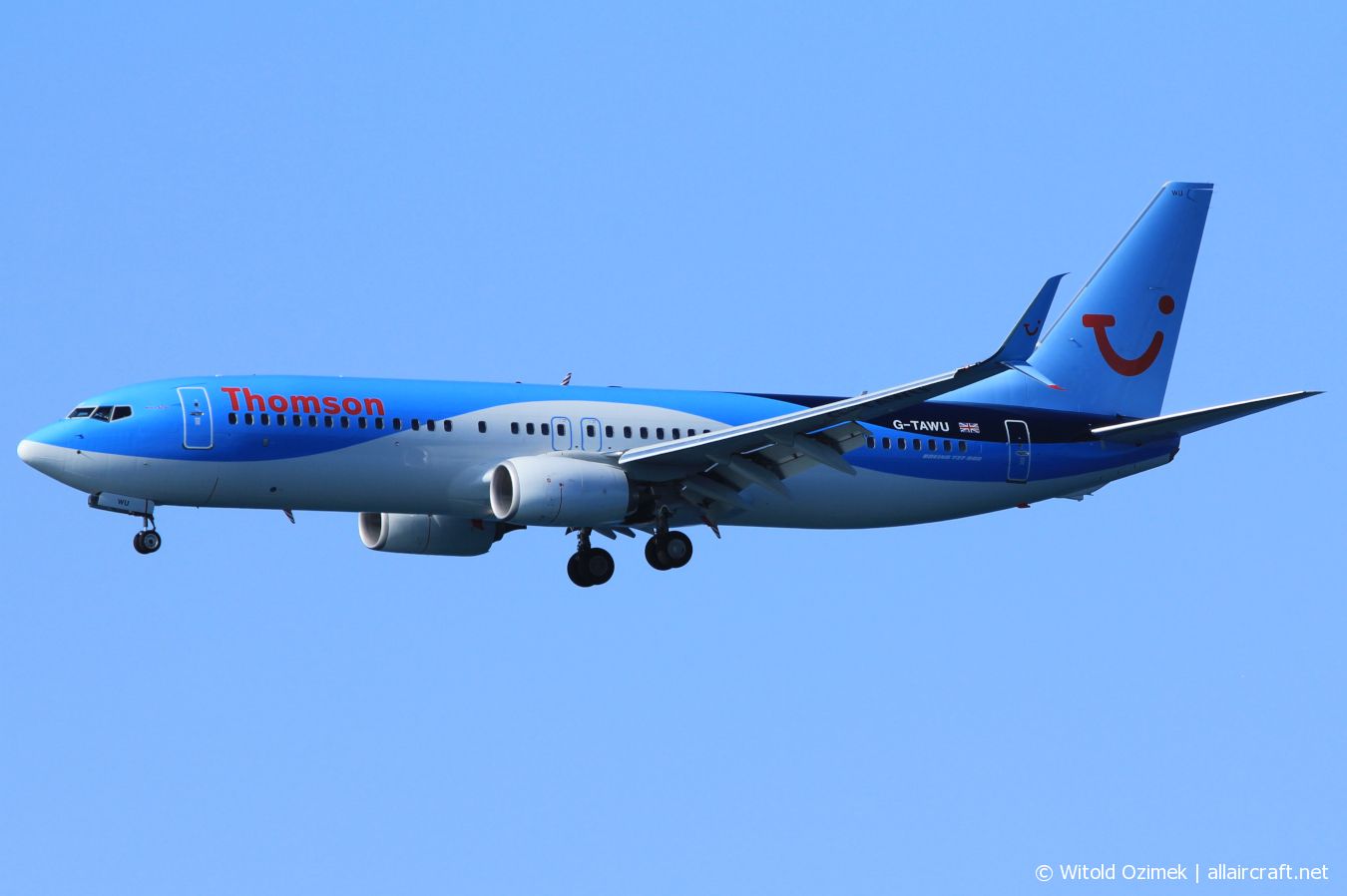 G-TAWU (37263) 2014 Boeing 737-8K5(WL)