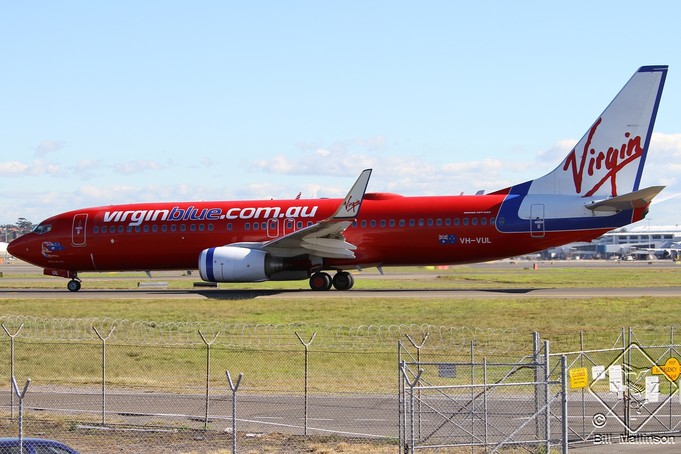 VH-VUL (36603) 2007 Boeing 737-8FE(WL)