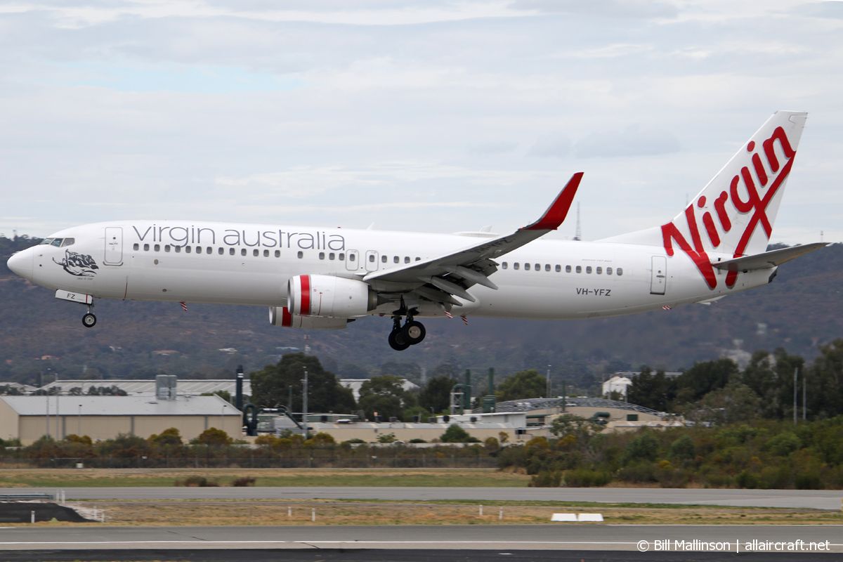 VH-YFZ (41005) 2017 Boeing 737-8FE(WL)