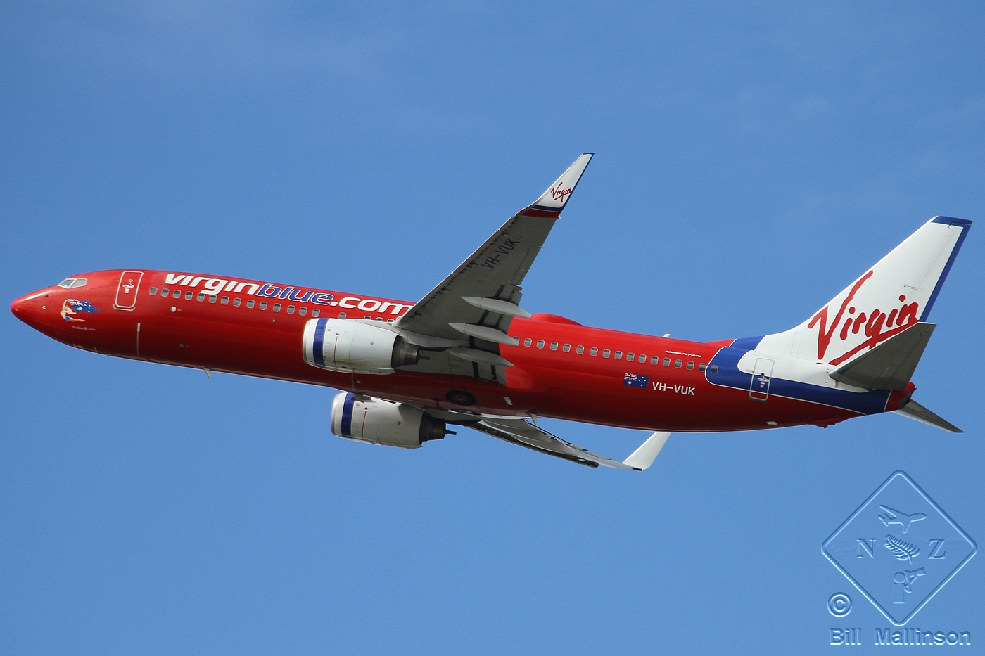 VH-VUK (36602) 2007 Boeing 737-8FE(WL)